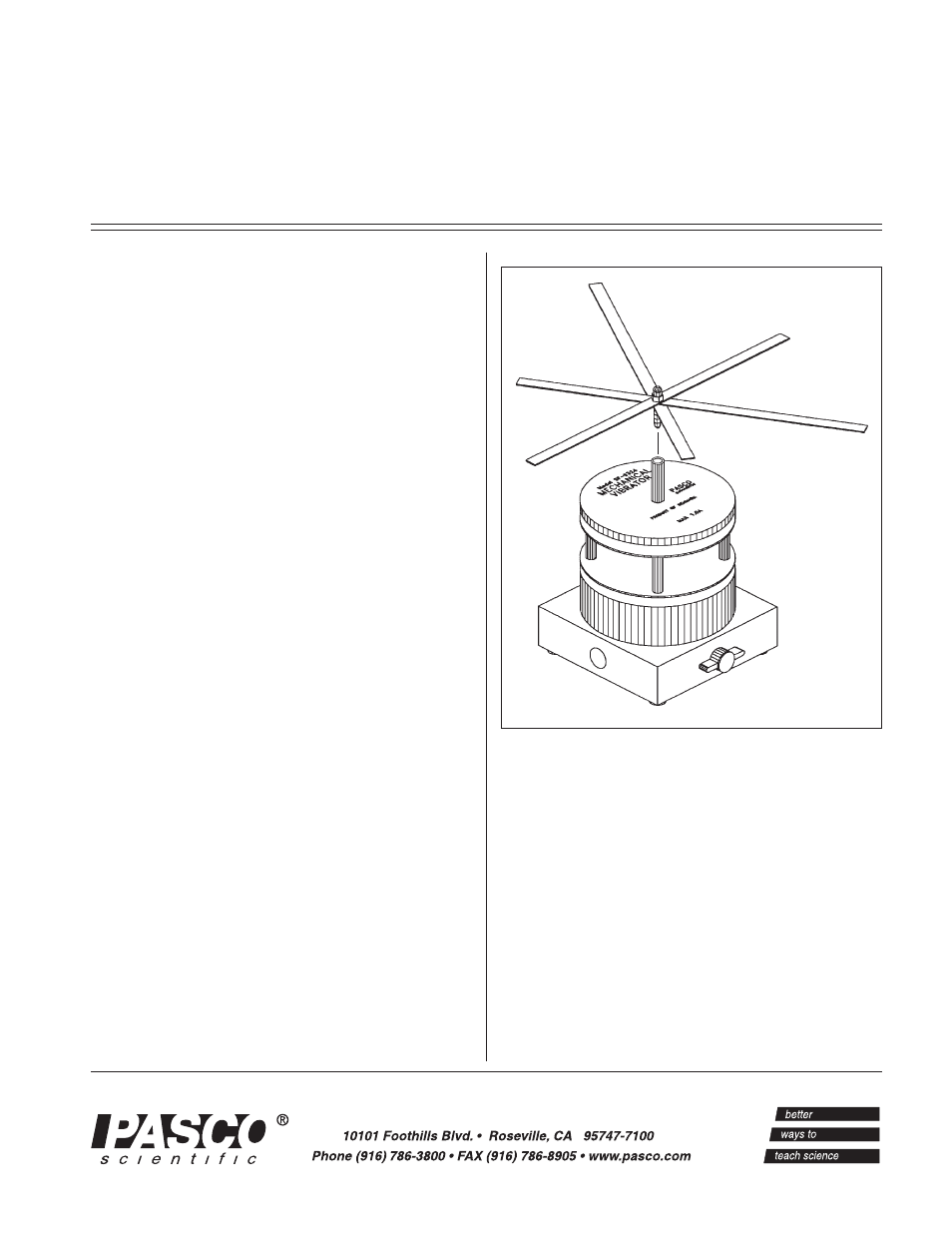 PASCO SF-9404 METAL RESONANCE STRIPS User Manual | 1 page