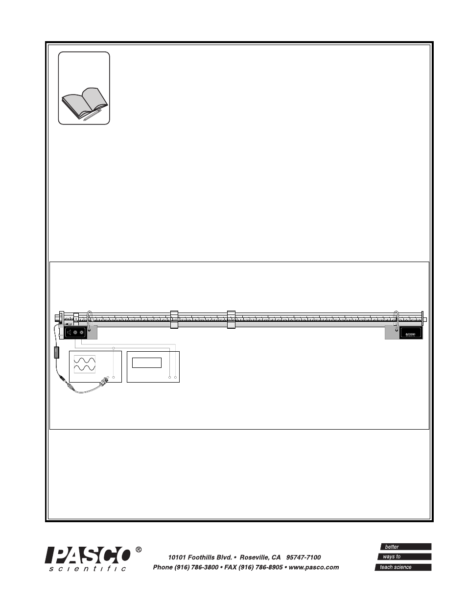 PASCO WA-9612 RESONANCE TUBE User Manual | 28 pages