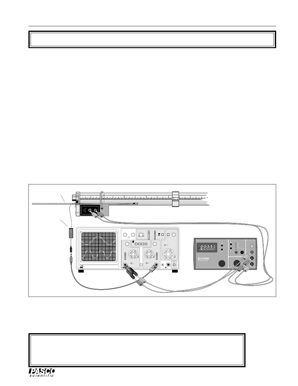 Experiment 2: standing waves in a tube, Introduction, Procedure | Equipment needed, Figure 2.1 equipment setup, Manual auto, On off on off | PASCO WA-9612 RESONANCE TUBE User Manual | Page 13 / 28