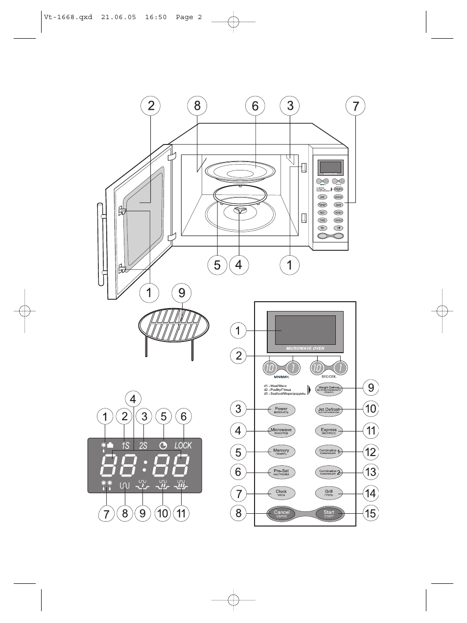 Vitek VT-1668 User Manual | Page 2 / 122