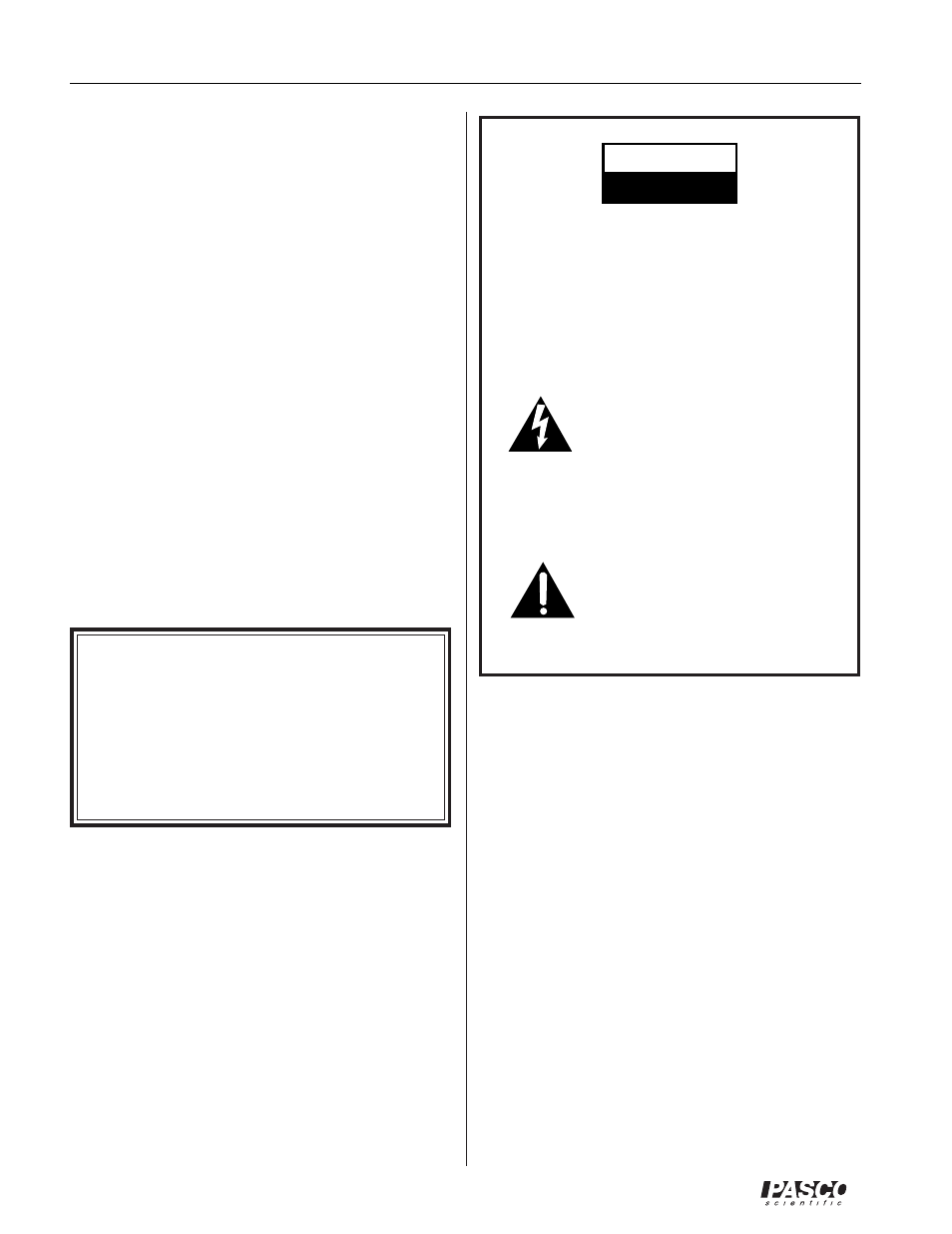 PASCO SF-9585A HIGH VOLTAGE POWER SUPPLY User Manual | Page 2 / 2
