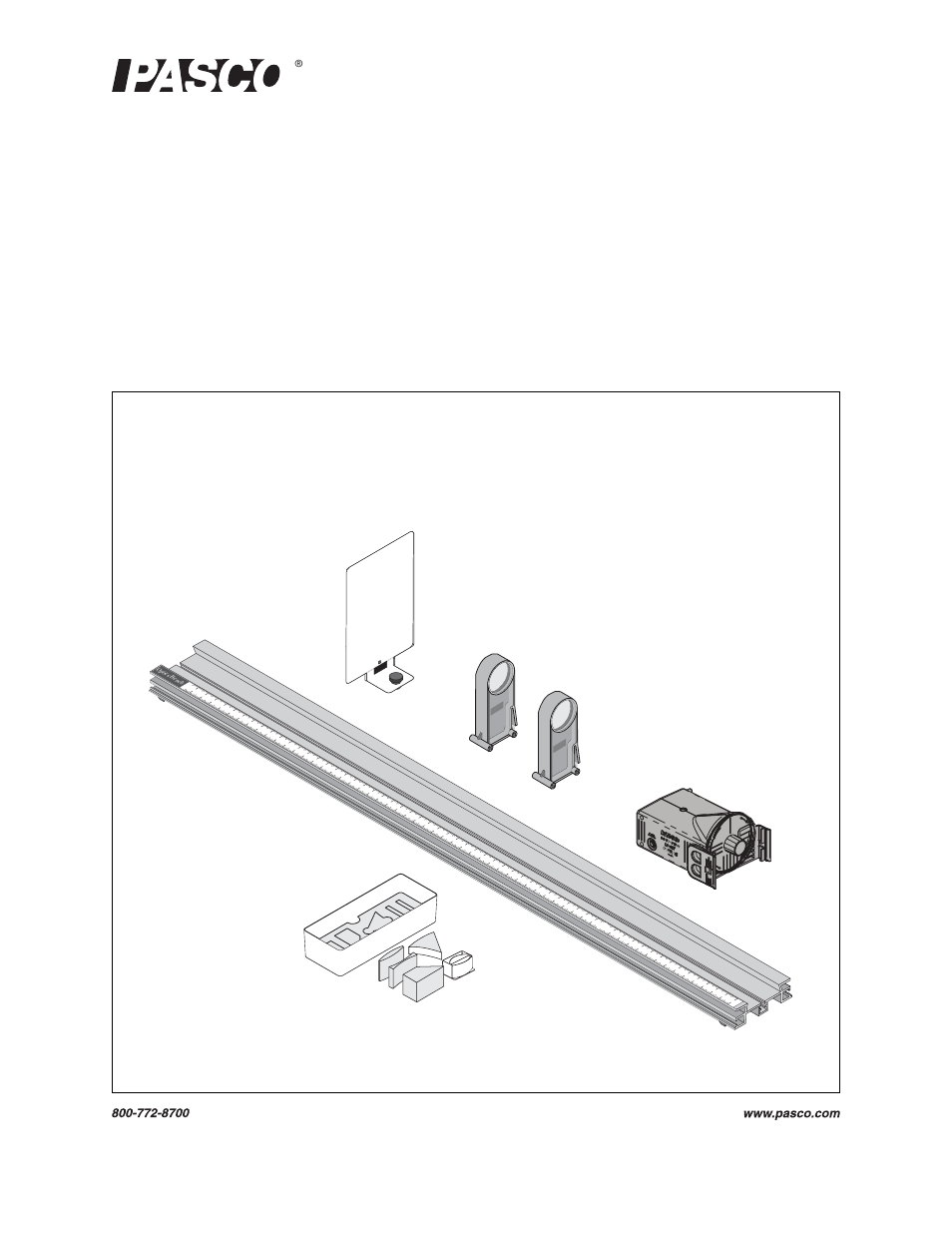 PASCO OS-8459 Beginning Optics System User Manual | 51 pages