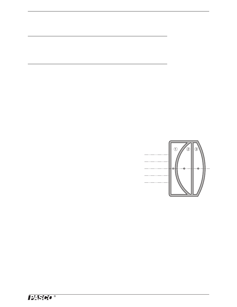 Experiment 7: hollow lens, Purpose, Background | Procedure | PASCO OS-8459 Beginning Optics System User Manual | Page 19 / 51