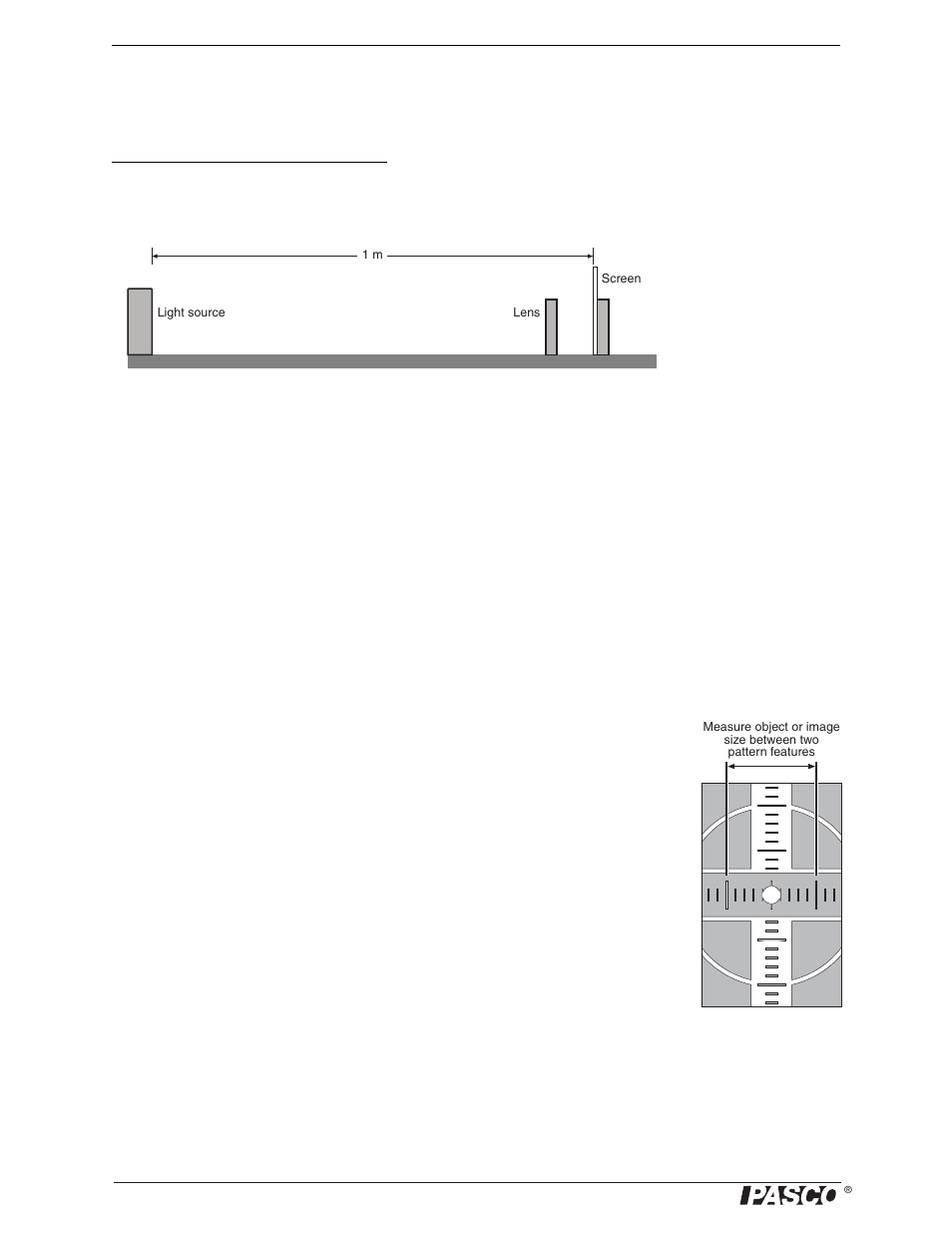 Procedure, Analysis part a: focal length | PASCO OS-8459 Beginning Optics System User Manual | Page 28 / 51