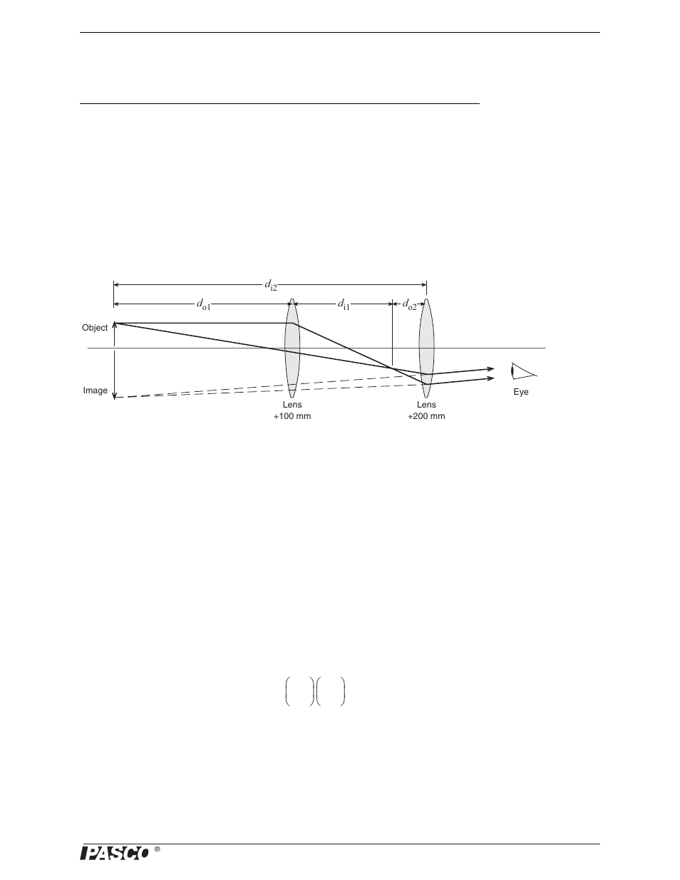 Experiment 12: microscope, Purpose, Theory | Set up | PASCO OS-8459 Beginning Optics System User Manual | Page 35 / 51