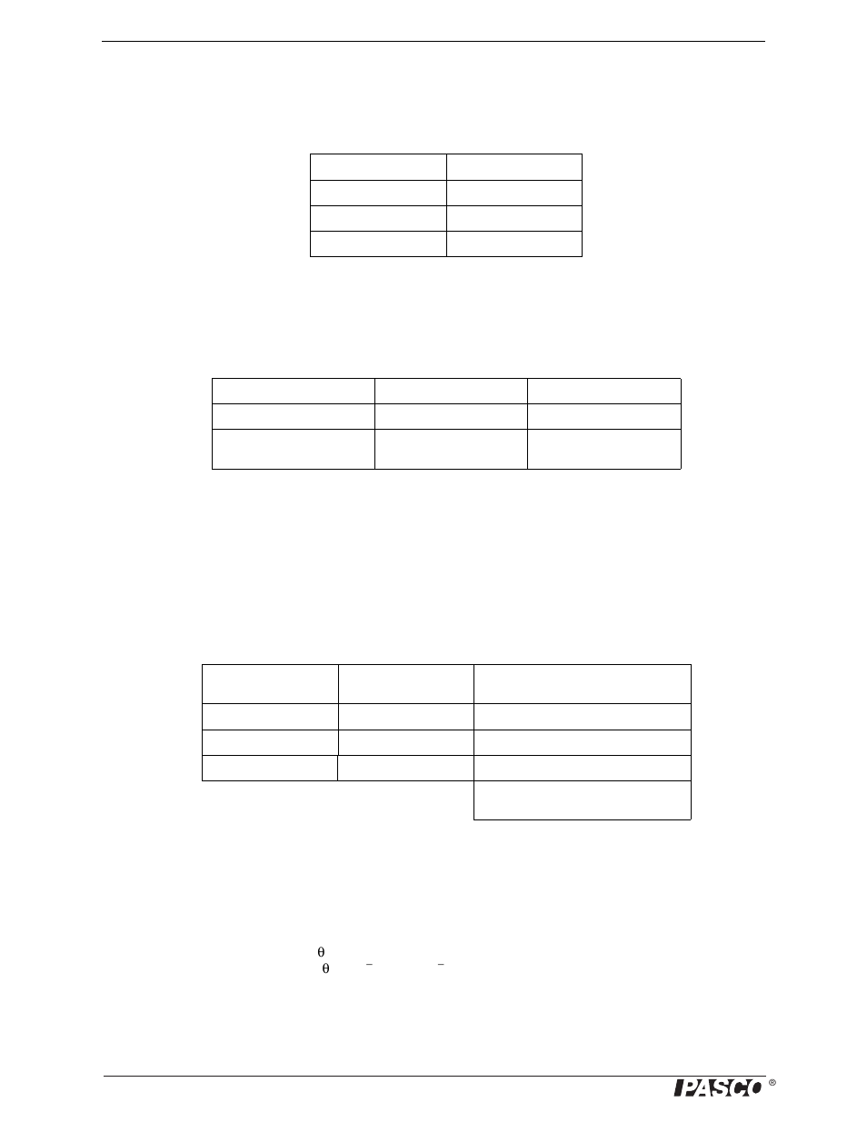 Experiment 3: reflection, Experiment 4: snell’s law, Experiment 5: total internal reflection | PASCO OS-8459 Beginning Optics System User Manual | Page 44 / 51