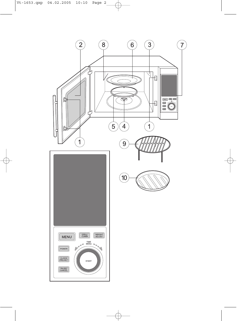 Vitek VT-1653 User Manual | Page 2 / 72