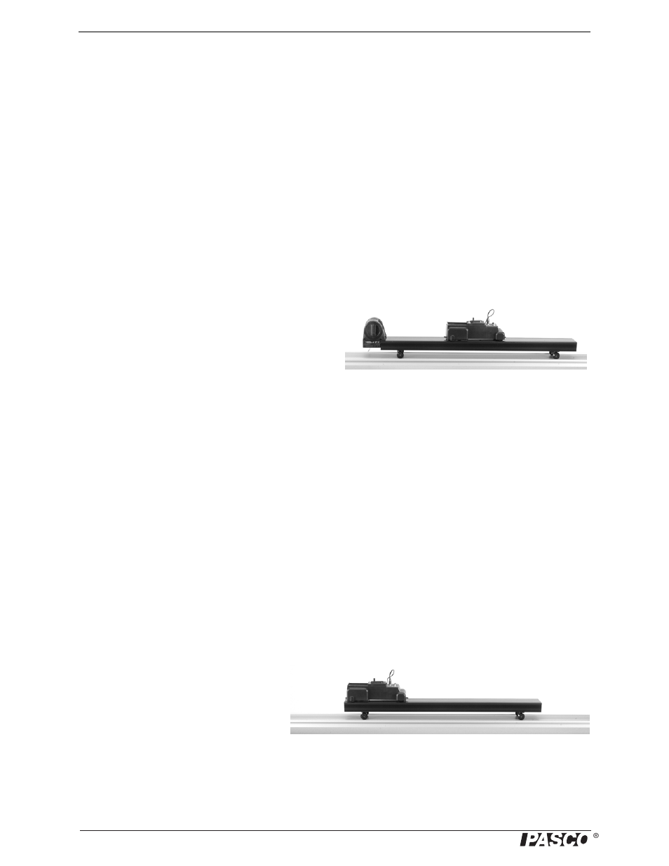 Activity 2: center of mass | PASCO ME-6964 PAStrack Wheel Set User Manual | Page 4 / 10