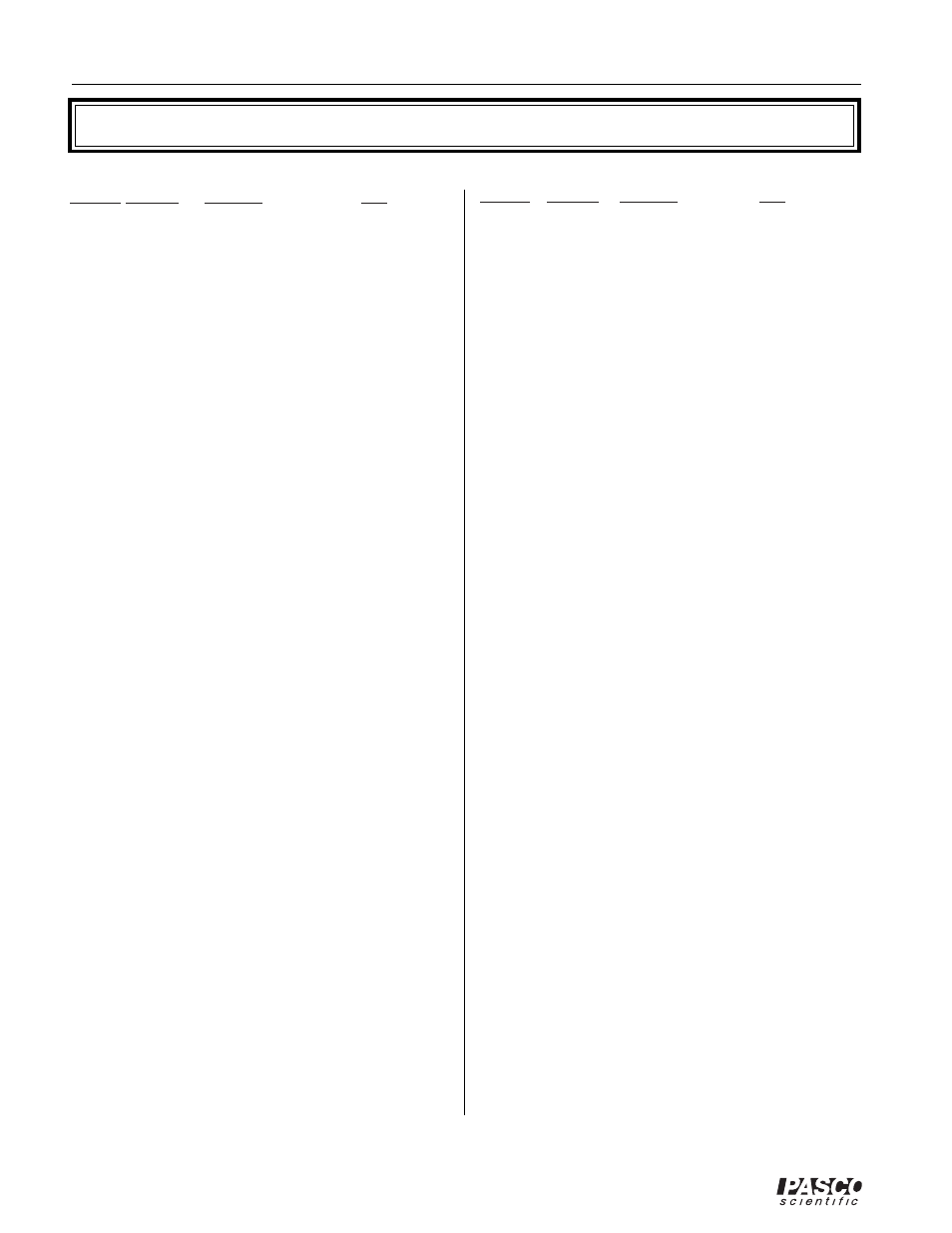 Parts list | PASCO SF-9211 STROBOSCOPE User Manual | Page 8 / 14