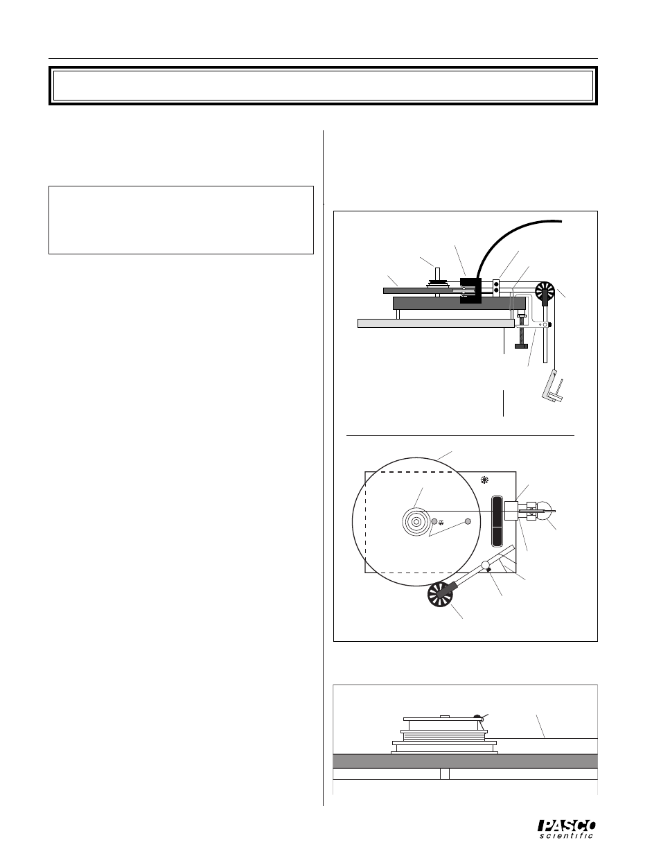 Setup | PASCO ME-9341 INTRODUCTORY ROTATIONAL APPARATUS User Manual | Page 8 / 40