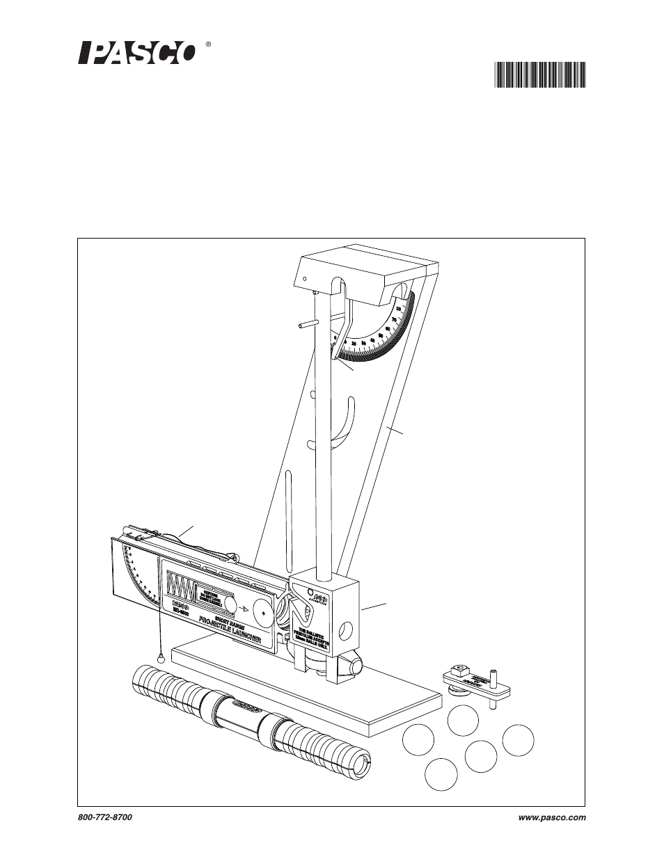 PASCO ME-6831 Ballistic Pendulum_Projectile Launcher User Manual | 62 pages