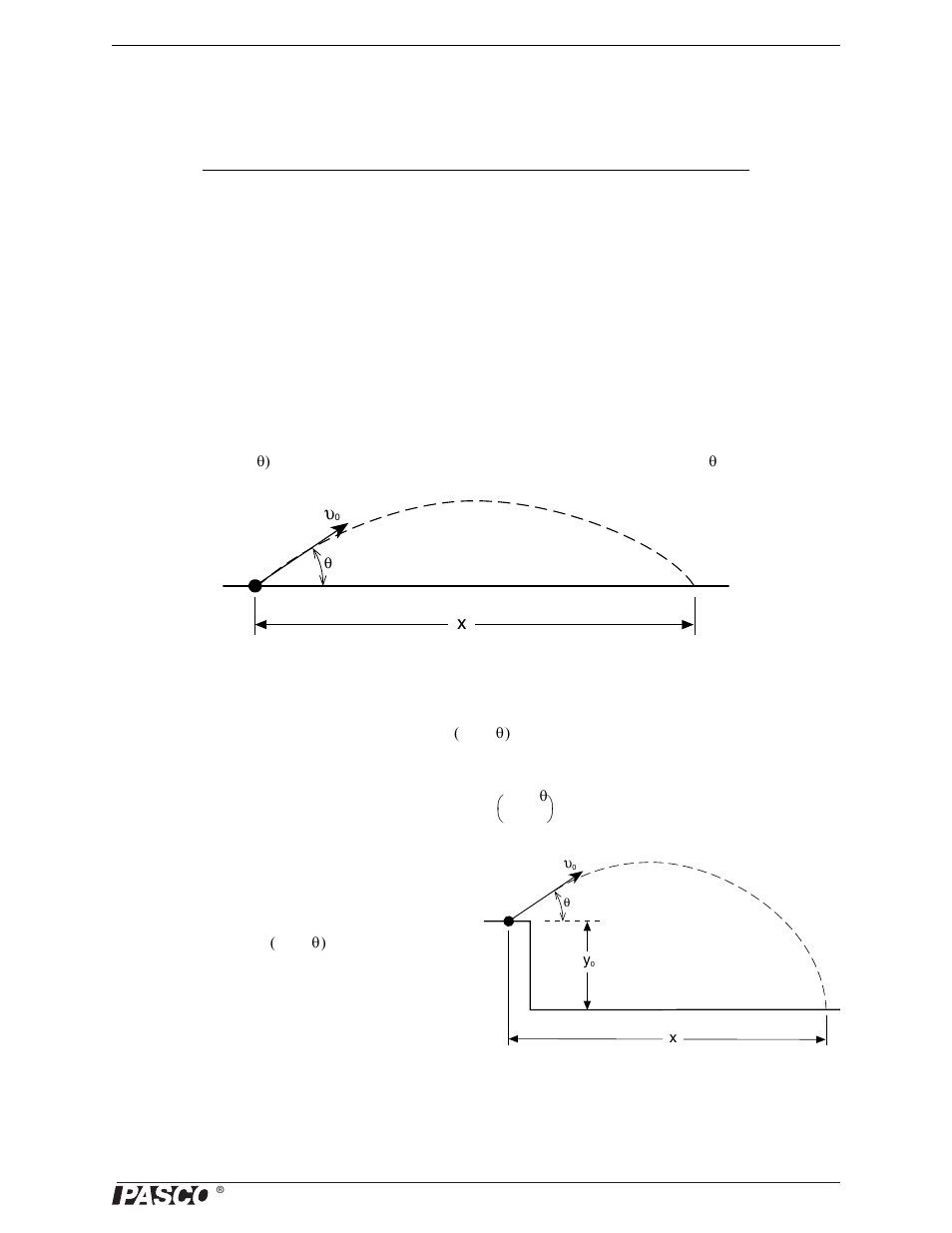 Exp. 3: projectile range versus angle, Purpose, Theory | Setup | PASCO ME-6831 Ballistic Pendulum_Projectile Launcher User Manual | Page 23 / 62