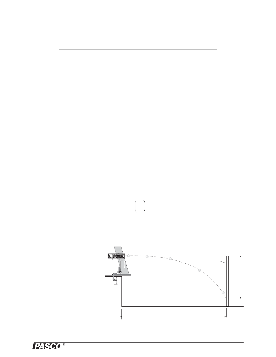 Exp. 4: projectile path, Purpose, Theory | Setup | PASCO ME-6831 Ballistic Pendulum_Projectile Launcher User Manual | Page 27 / 62