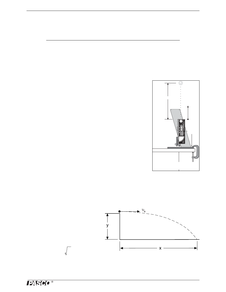 Exp. 5: conservation of energy, Purpose, Theory | PASCO ME-6831 Ballistic Pendulum_Projectile Launcher User Manual | Page 31 / 62