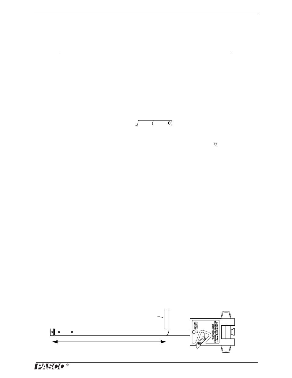 Exp. 8: projectile velocity-approximate method, Purpose, Setup | Procedure, Exp. 8: projectile velocity—approximate method | PASCO ME-6831 Ballistic Pendulum_Projectile Launcher User Manual | Page 41 / 62