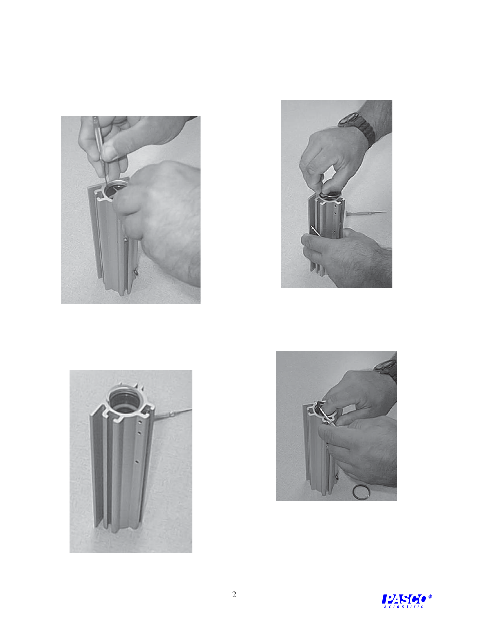 PASCO ME-9865 Launcher Sights User Manual | Page 2 / 4