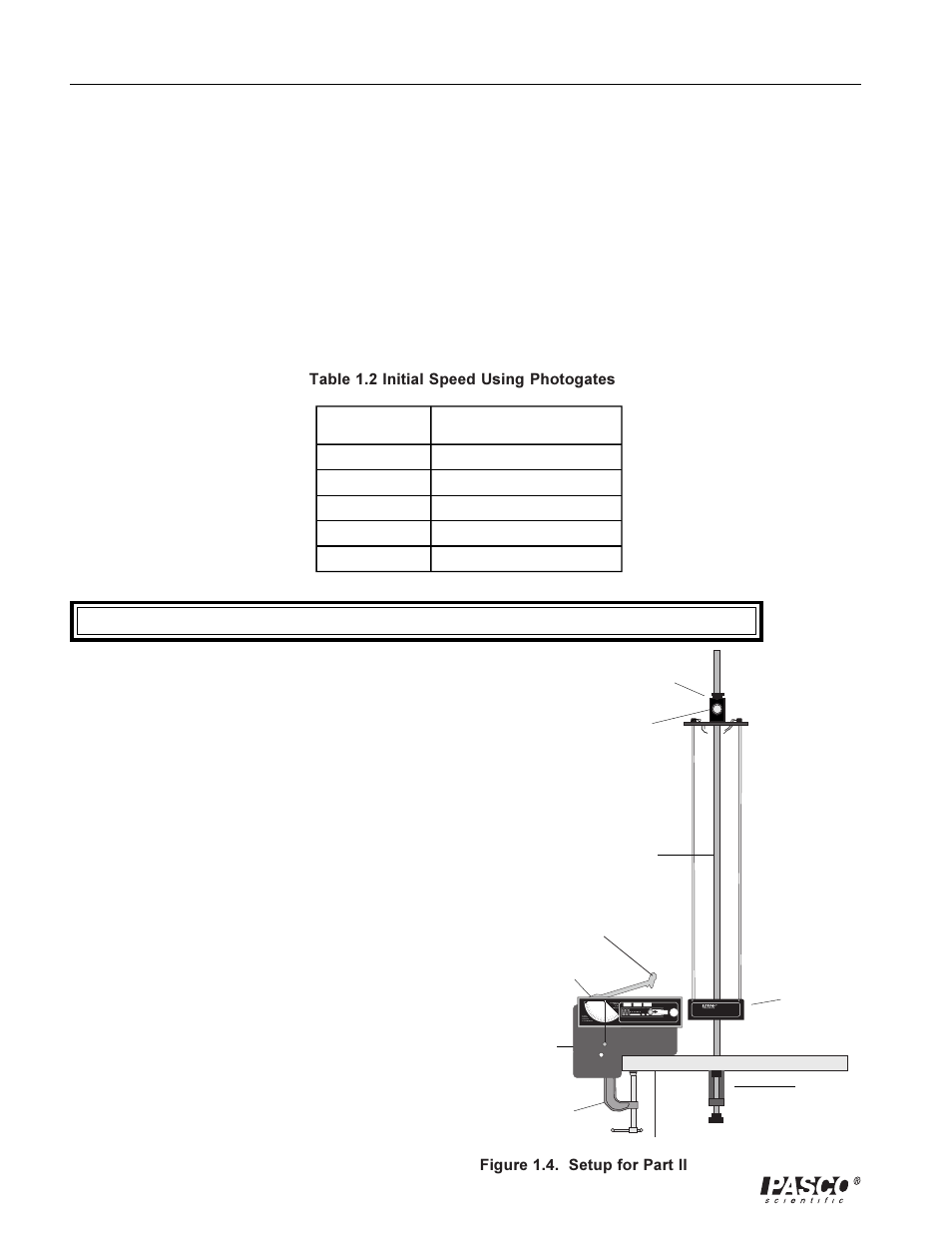 Part ii: ballistic pendulum, Setup, Procedure | PASCO ME-6814 Mini Catcher Accessory User Manual | Page 10 / 16