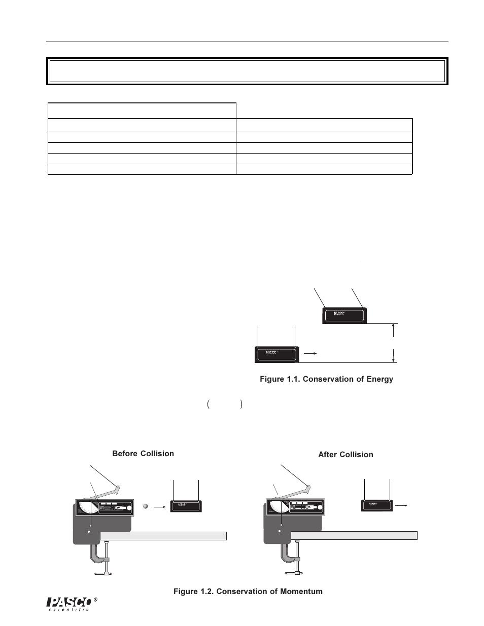 Experiment 1: ballistic pendulum, Purpose, Theory | Where m, Is the mass of the ball, v, Is the muzzle velocity of the ball, m | PASCO ME-6814 Mini Catcher Accessory User Manual | Page 7 / 16