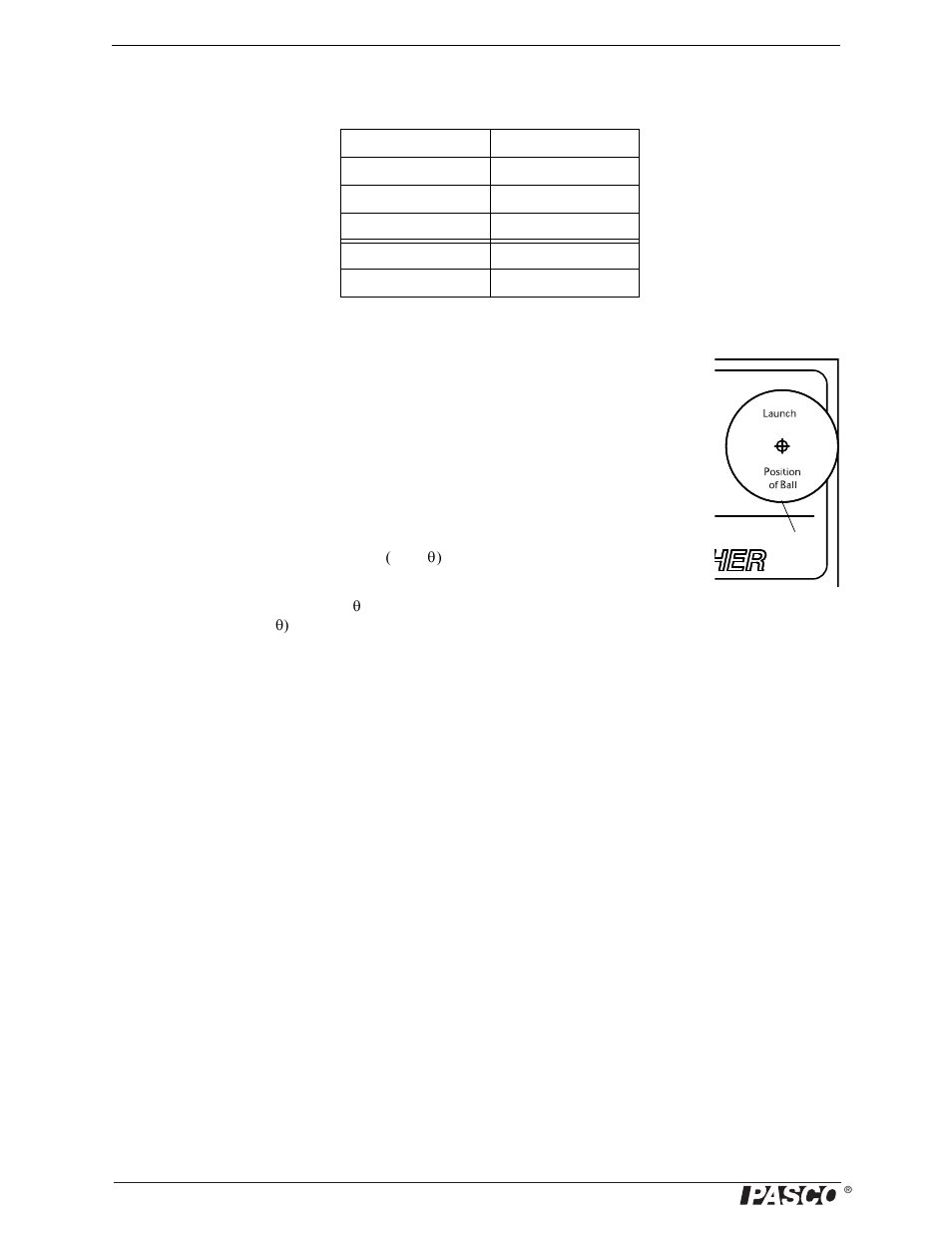 PASCO ME-6800 Projectile Launcher (Short Range) User Manual | Page 16 / 50