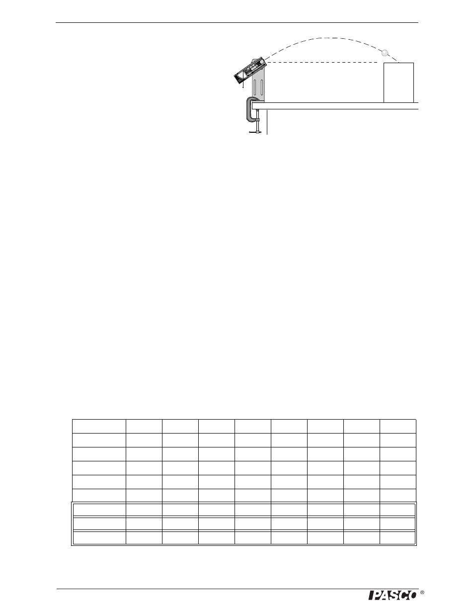 Procedure | PASCO ME-6800 Projectile Launcher (Short Range) User Manual | Page 20 / 50