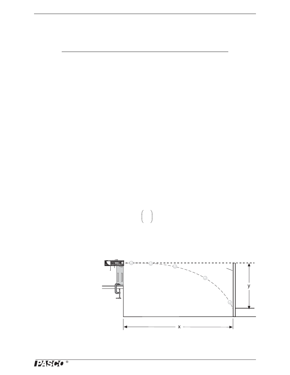 Exp. 4: projectile path, Purpose, Theory | Setup | PASCO ME-6800 Projectile Launcher (Short Range) User Manual | Page 23 / 50