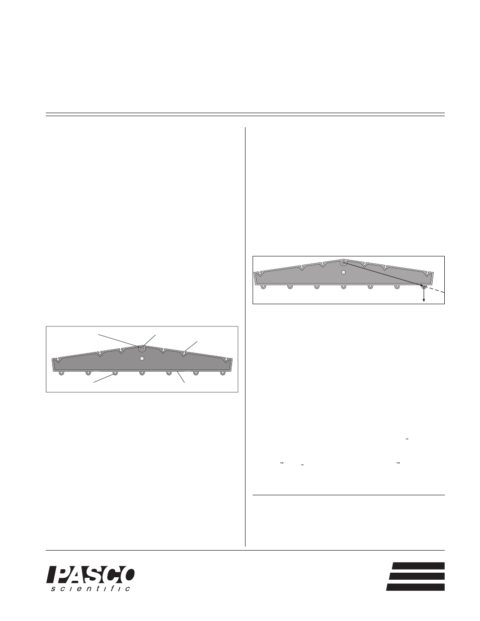 PASCO ME-8949 EQUAL ARM BALANCE User Manual | 4 pages