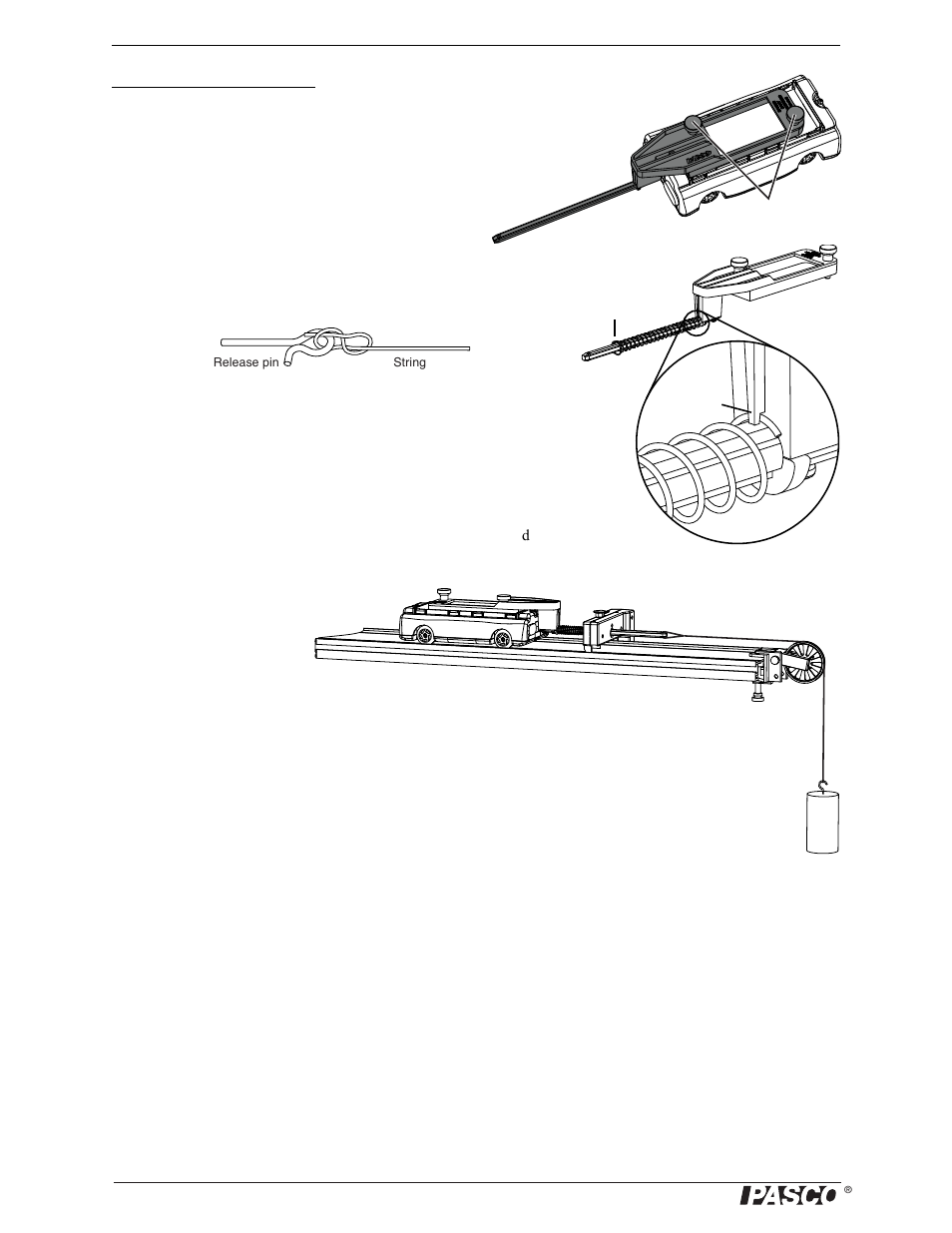 Part i: spring constant procedure, Data analysis | PASCO ME-9429B 1.2 m Classic Dynamics System User Manual | Page 30 / 34