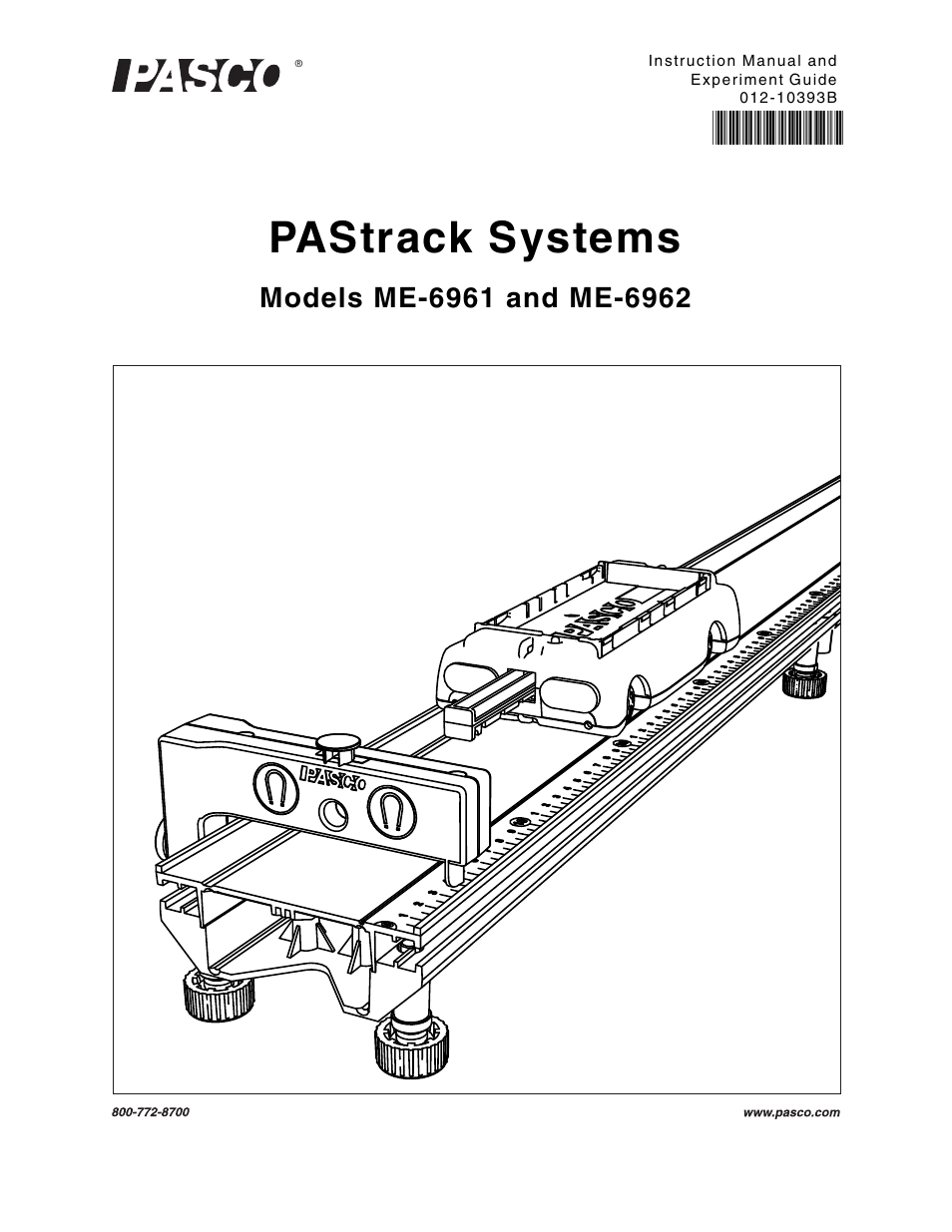 PASCO ME-6962 PAStrack Systems User Manual | 28 pages