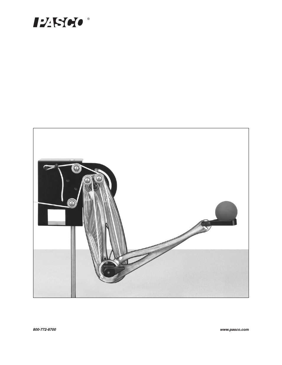 PASCO ME-6807A Human Arm Model User Manual | 34 pages