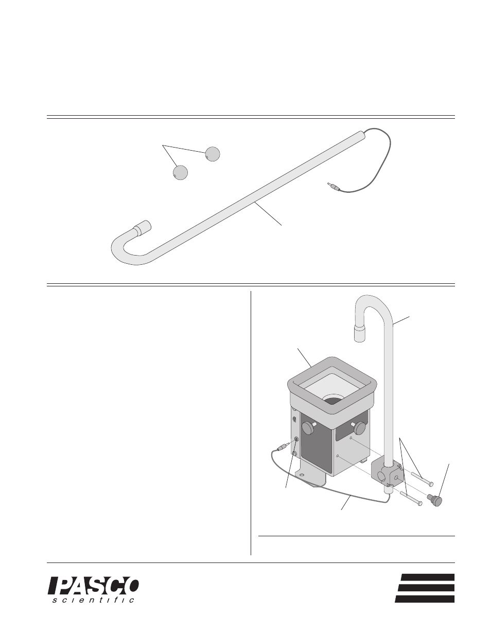 PASCO ME-9487 DROP ROD ACCESSORY User Manual | 2 pages