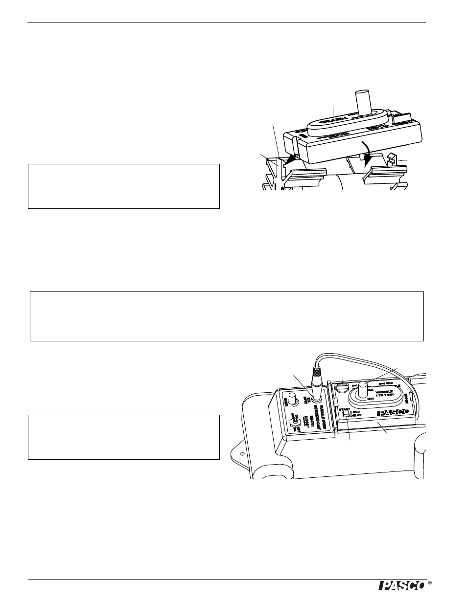 Operation | PASCO ME-9496 Time Pulse Accessory User Manual | Page 2 / 4