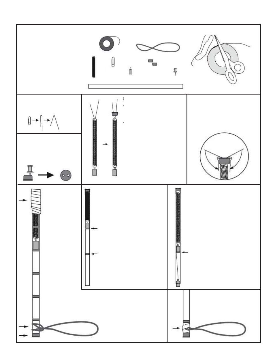 Constructing the vertical accelerometer, Step 0, Step 1 | Step 2, Step 3, Step 4, Step 5, 2 g step 6, 2 g 1 g step 7, Step 8 | PASCO ME-9426A Constructing the Horizontal Accelerometer User Manual | Page 2 / 2