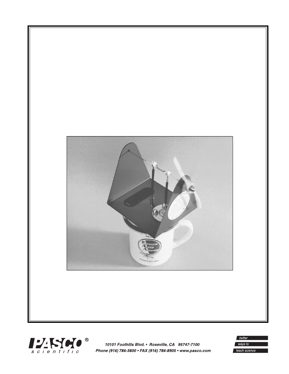 PASCO SE-8575 VISIBLE STIRLING ENGINE User Manual | 16 pages