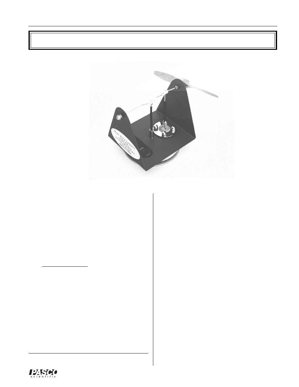 Introduction | PASCO SE-8575 VISIBLE STIRLING ENGINE User Manual | Page 5 / 16