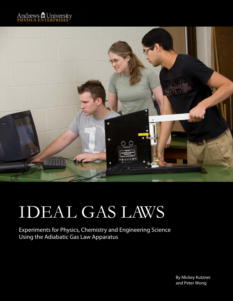 PASCO TD-8565 Adiabatic Gas Law Apparatus User Manual | 25 pages