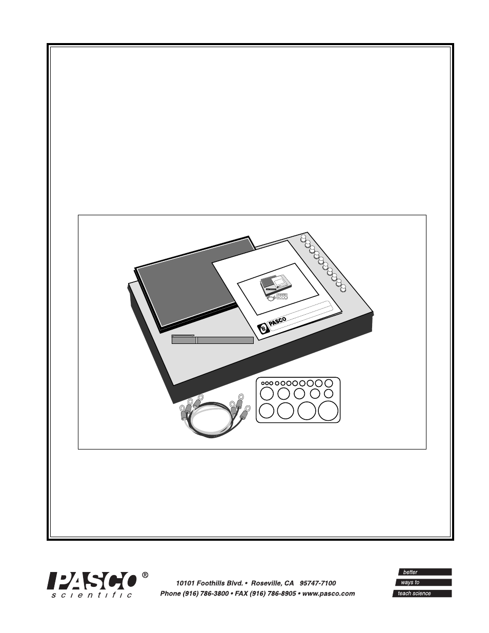 PASCO PK-9023 EQUIPOTENTIAL AND FIELD MAPPER User Manual | 18 pages