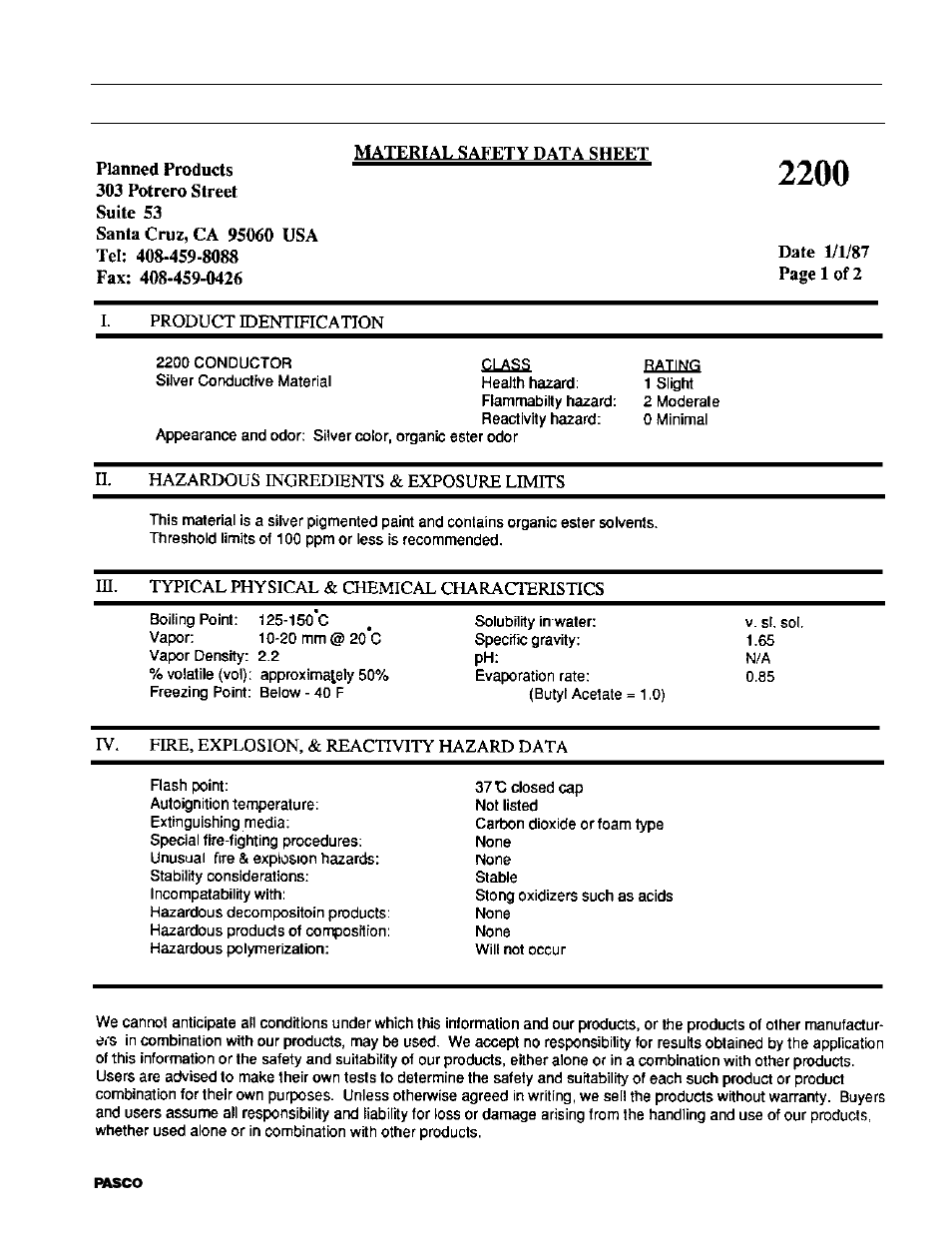 Appendix | PASCO PK-9023 EQUIPOTENTIAL AND FIELD MAPPER User Manual | Page 15 / 18