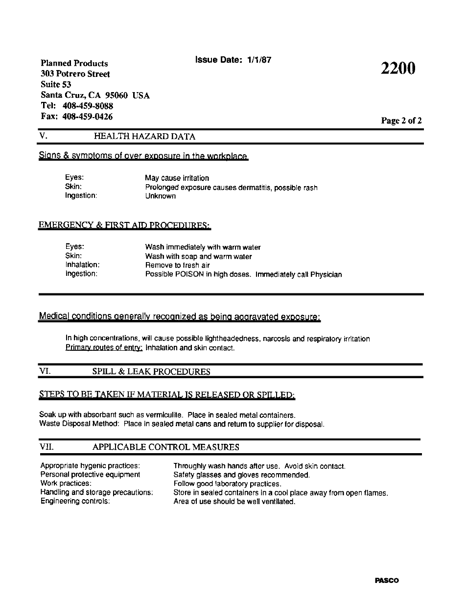 PASCO PK-9023 EQUIPOTENTIAL AND FIELD MAPPER User Manual | Page 16 / 18