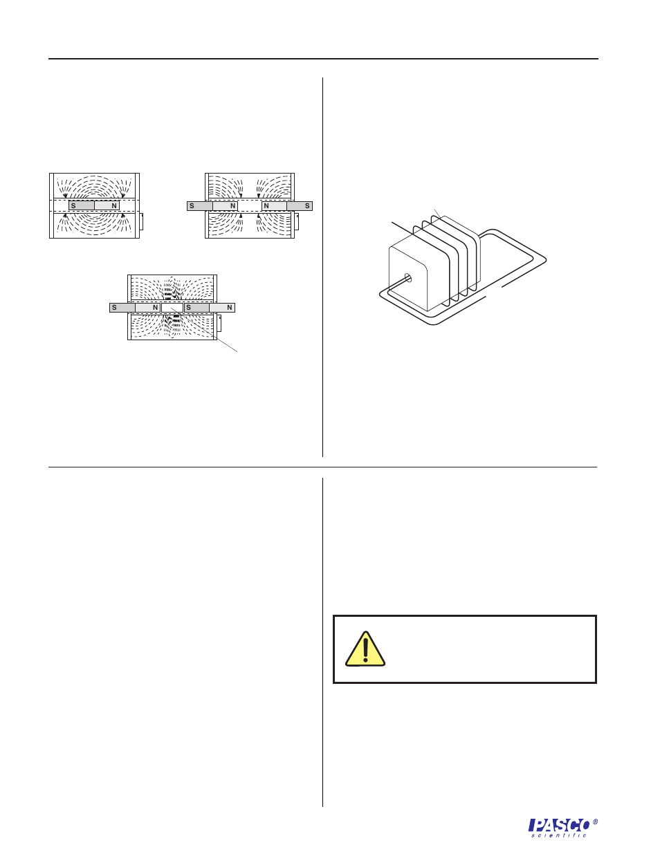 PASCO SE-8603 3-D MAGNETIC FIELD DEMONSTRATOR User Manual | Page 2 / 2