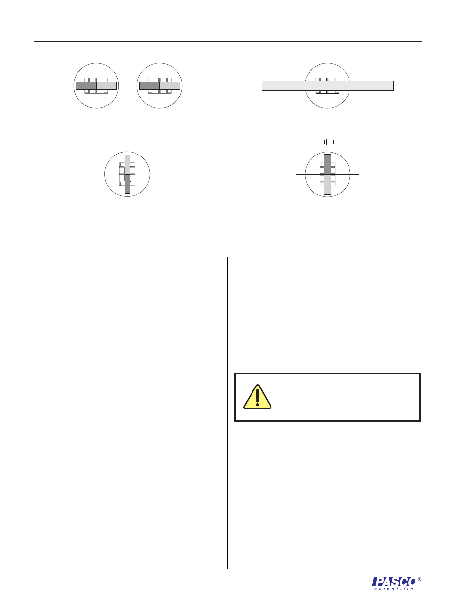 PASCO SE-8605 MAGNET HOLDERS User Manual | Page 2 / 2