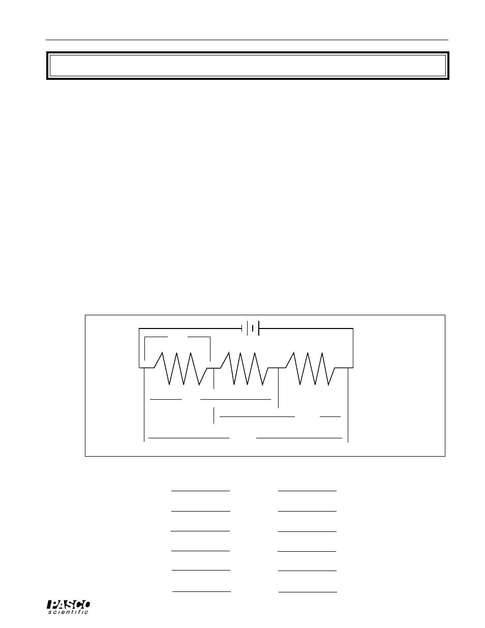 Experiment 5: voltages in circuits, Purpose, Procedure | Series | PASCO EM-8622 BASIC ELECTRICITY User Manual | Page 19 / 44
