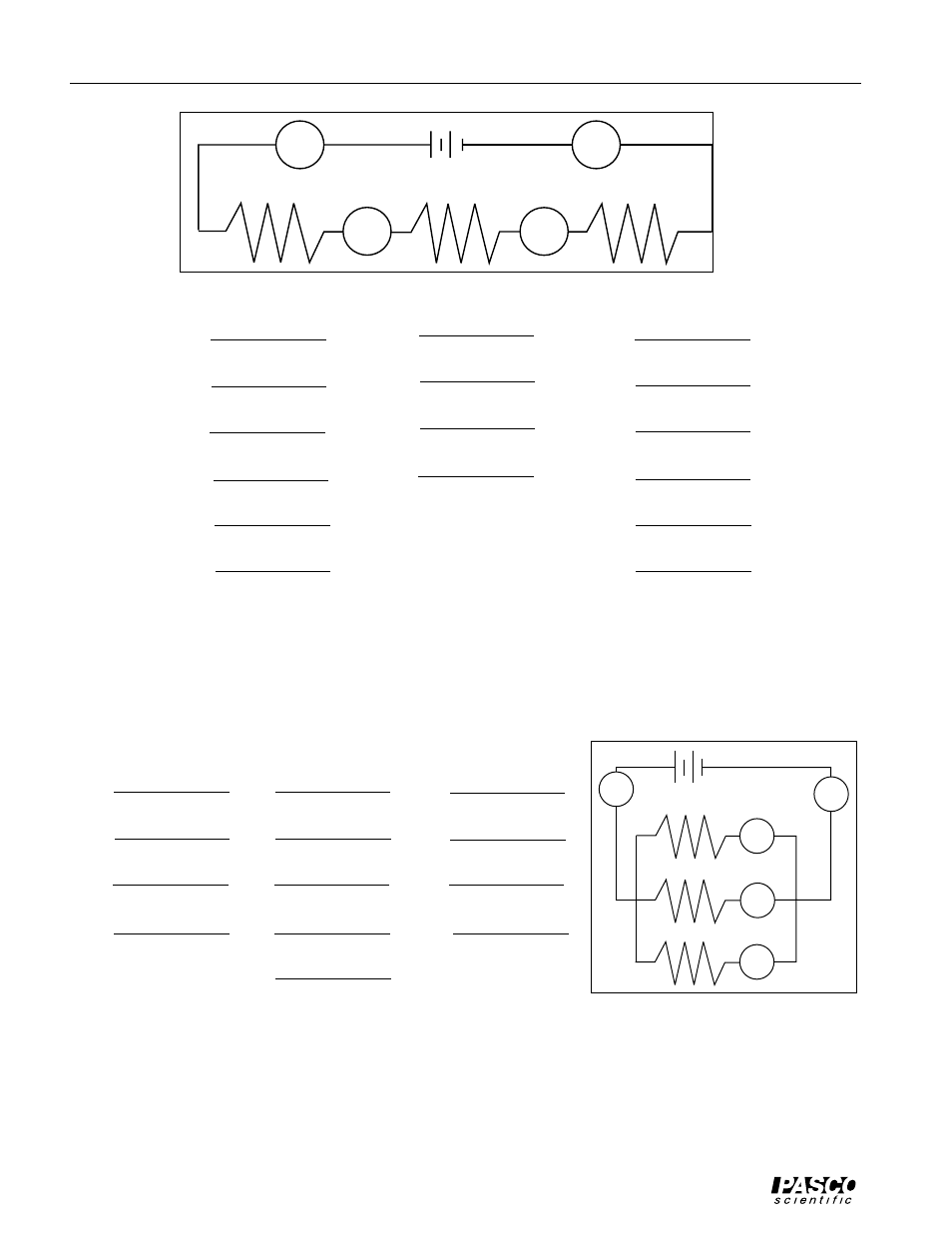 Parallel discussion | PASCO EM-8622 BASIC ELECTRICITY User Manual | Page 24 / 44