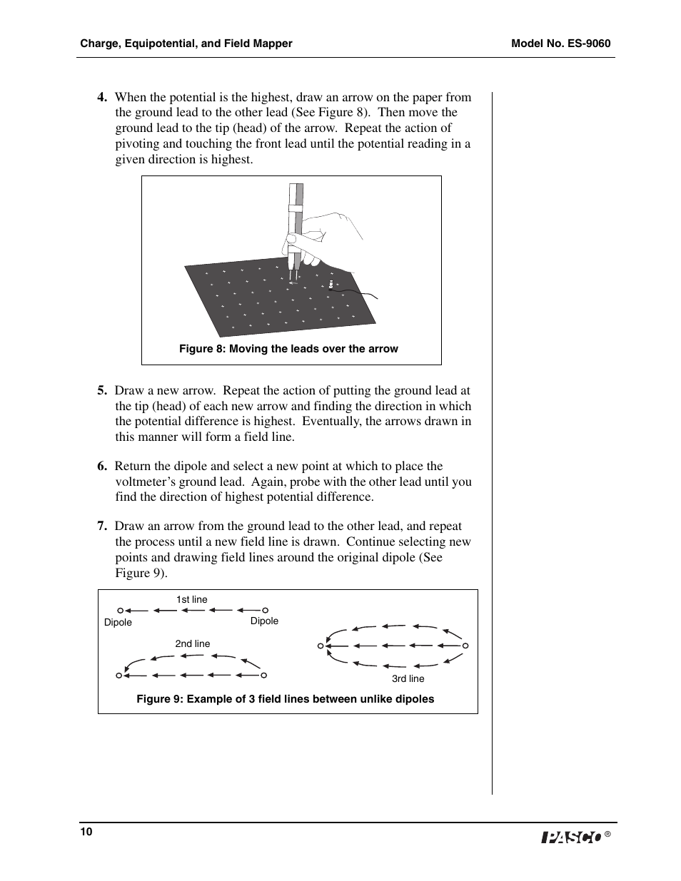 PASCO ES-9060 Charge, Equipotential and Field Mapper User Manual | Page 11 / 24