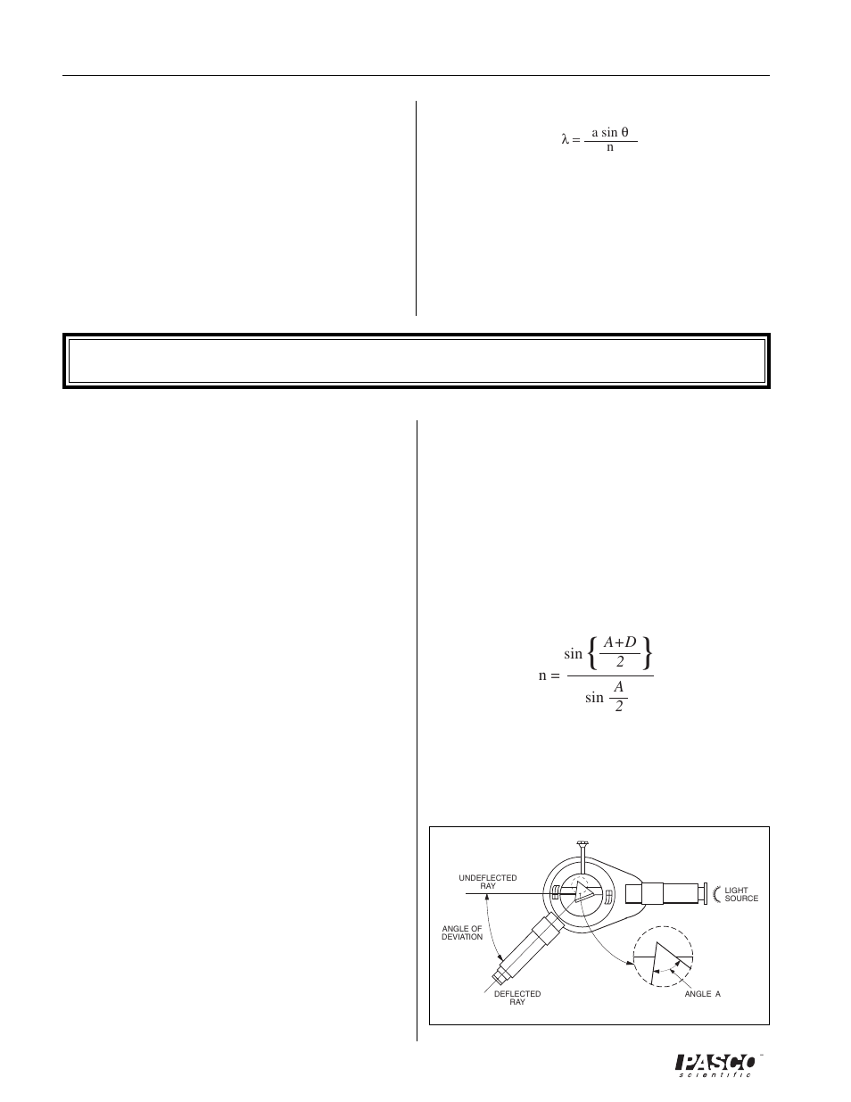 Using the prism | PASCO SP-9268A STUDENT SPECTROMETER User Manual | Page 10 / 16