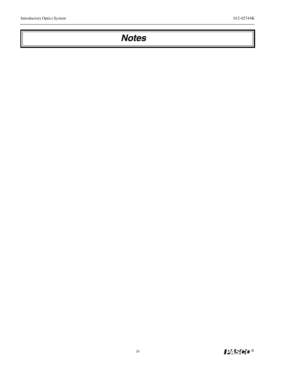 PASCO OS-8500 INTRODUCTORY OPTICS SYSTEM User Manual | Page 6 / 75