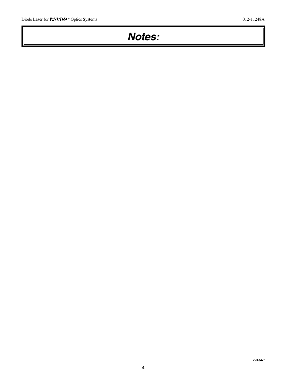 PASCO OS-8528A DIODE LASER User Manual | Page 4 / 4