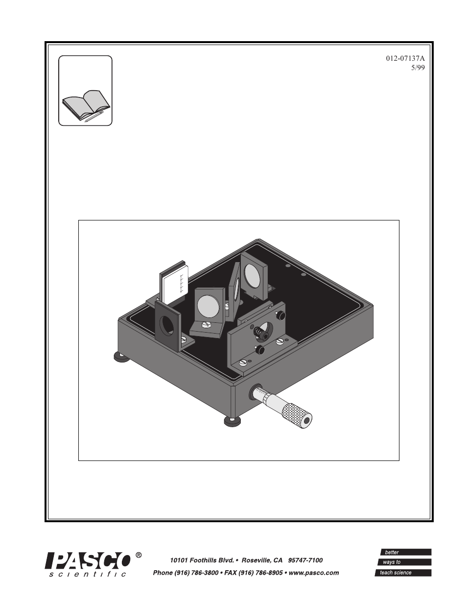 PASCO OS-9257A PRECISION INTERFEROMETER User Manual | 28 pages