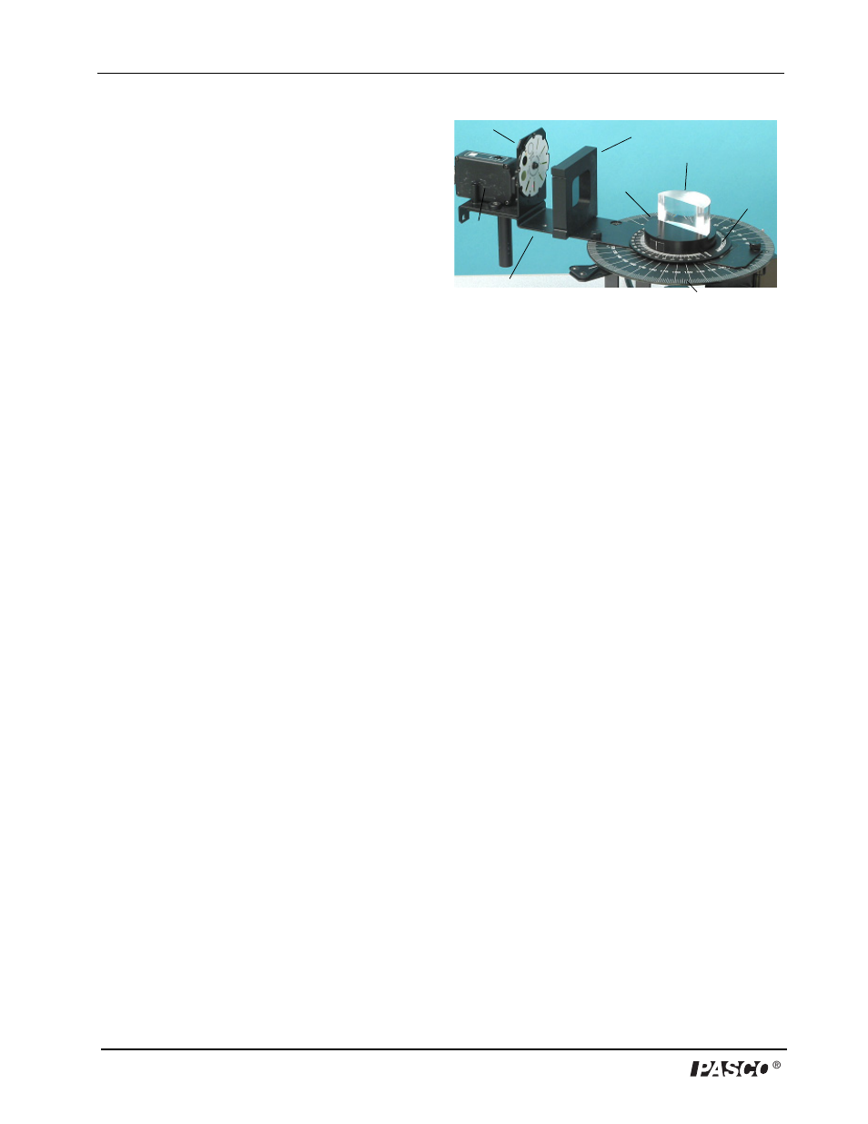 Sensor setup | PASCO OS-8170A Brewster’s Angle Accessory User Manual | Page 10 / 26