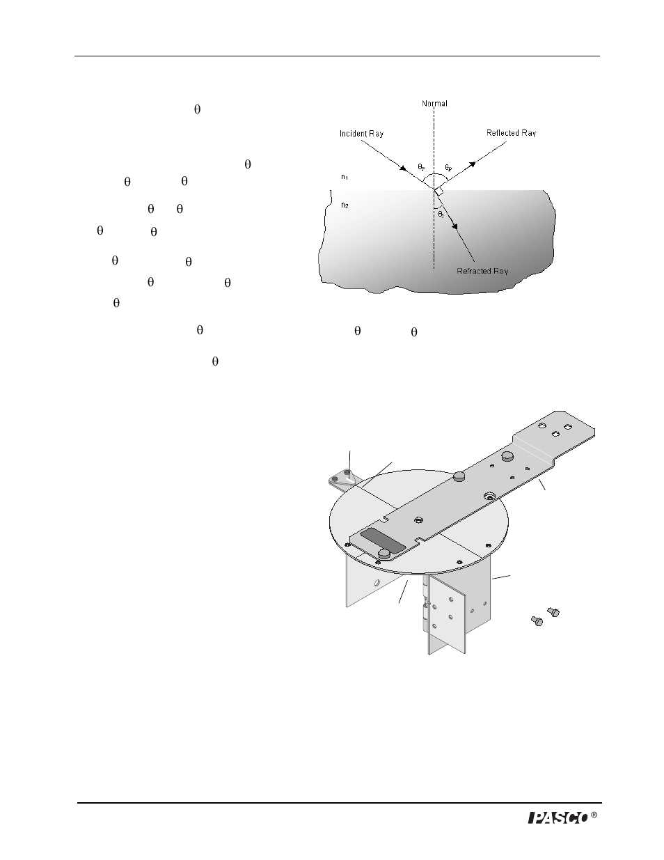 Setup instructions | PASCO OS-8170A Brewster’s Angle Accessory User Manual | Page 6 / 26