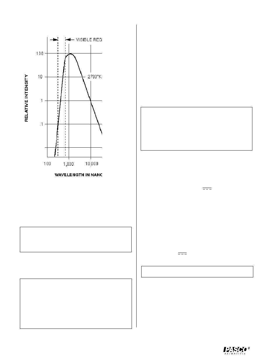 PASCO OS-9102C INCANDESCENT LIGHT SOURCE User Manual | Page 2 / 4